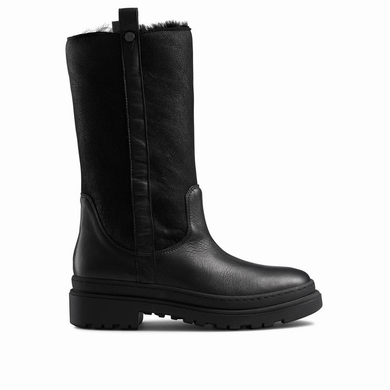 Russell & Bromley Slushy Pull-On Boots Womens Black [TDS2661GV]